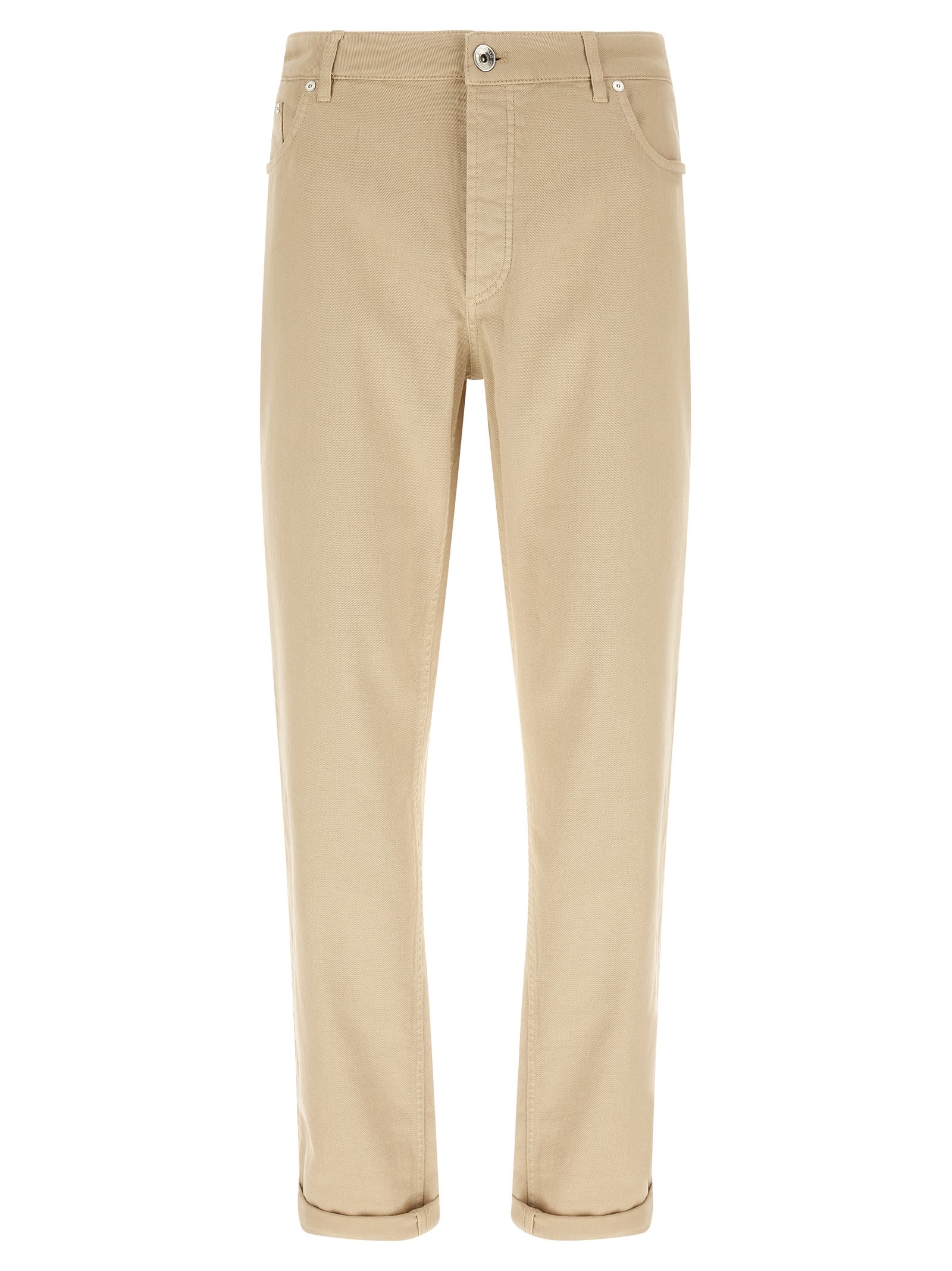 Brunello Cucinelli Coat Of Arms Embroidery Jeans