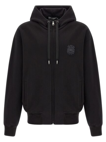 Dolce & Gabbana Coat Of Arms Logo Hoodie