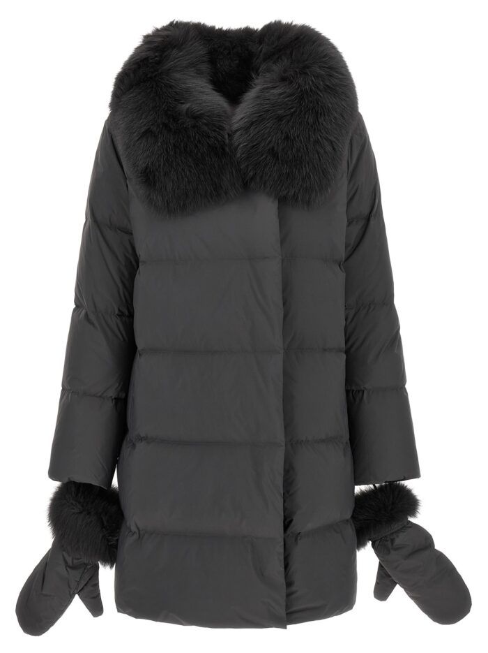 army yves salomon coat with mittens ARMY YVES SALOMON Coat With Mittens