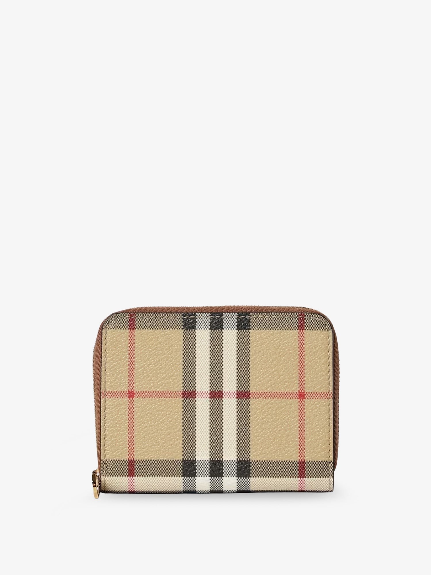 Burberry Coated Canvas With Check Pattern