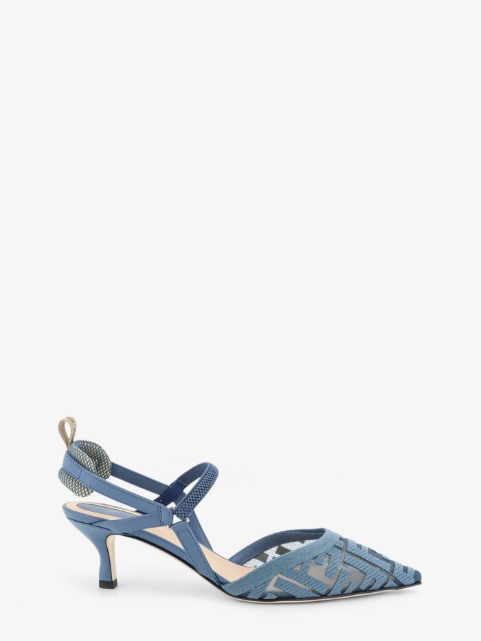 fendi colibri mesh pump with ff embroidery Fendi Colibri Mesh Pump With FF Embroidery