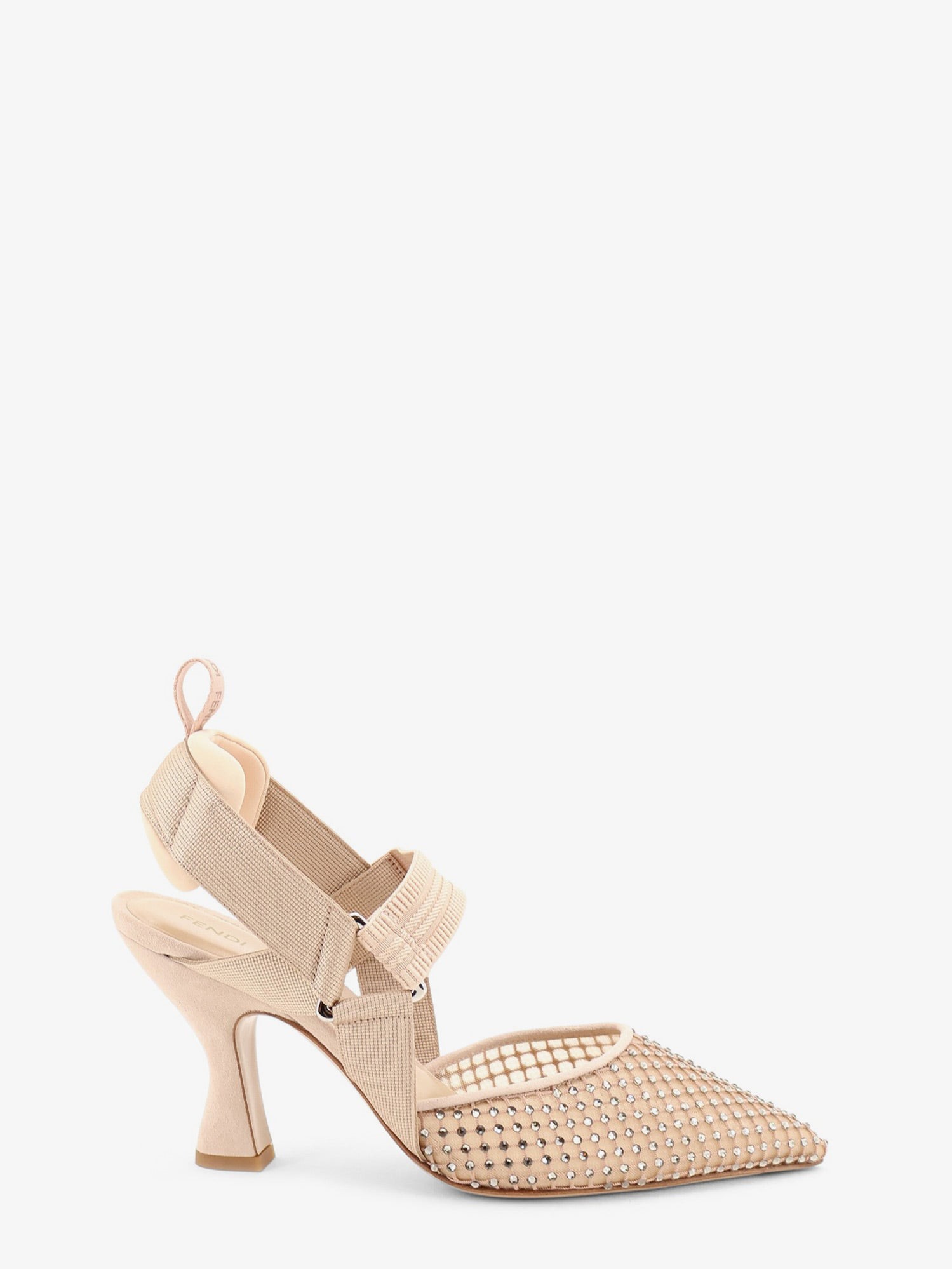 Fendi Colibrì Pumps In Mesh And Suede