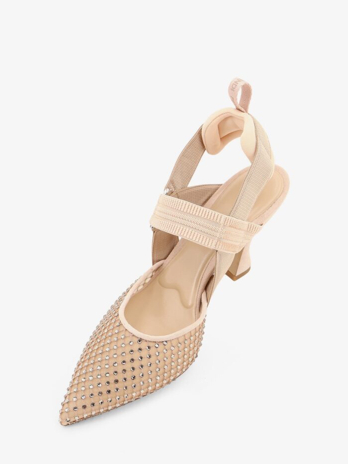 Fendi Colibrì Pumps In Mesh And Suede