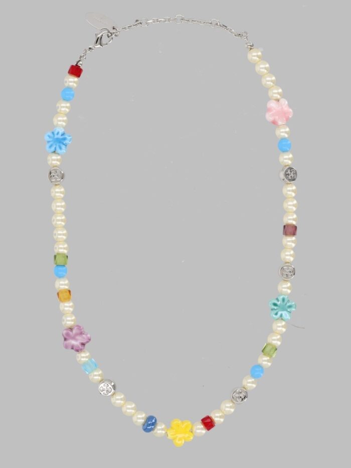 Off-white COLLANA CON PERLINE
