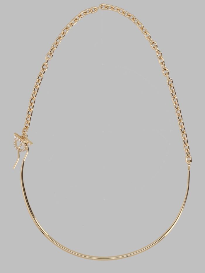 Ferragamo Collana "Gancini" Con Cristalli