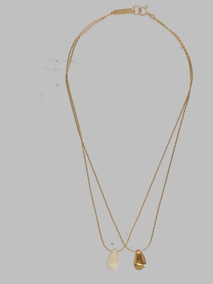 isabel marant collana "imala" con doppio pendente Isabel Marant COLLANA "IMALA" CON DOPPIO PENDENTE