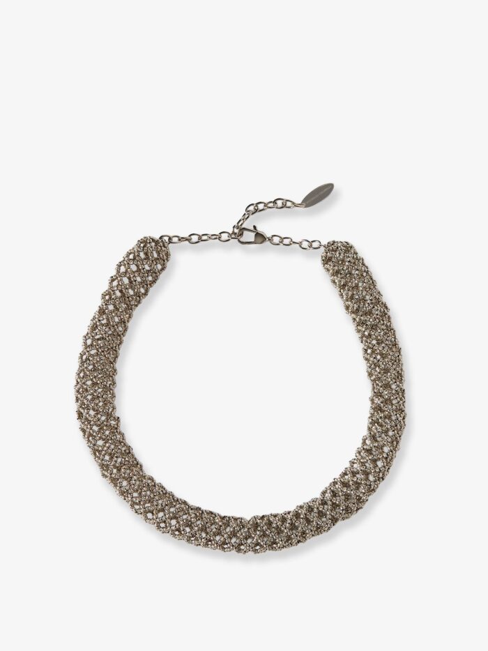 brunello cucinelli collana in argento sterling 925 Brunello Cucinelli Collana In Argento Sterling 925