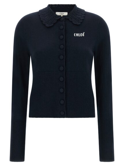 CHLOÉ Collared Cardigan