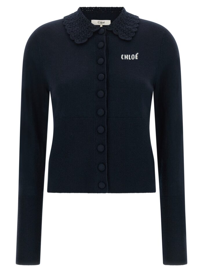 CHLOÉ Collared Cardigan