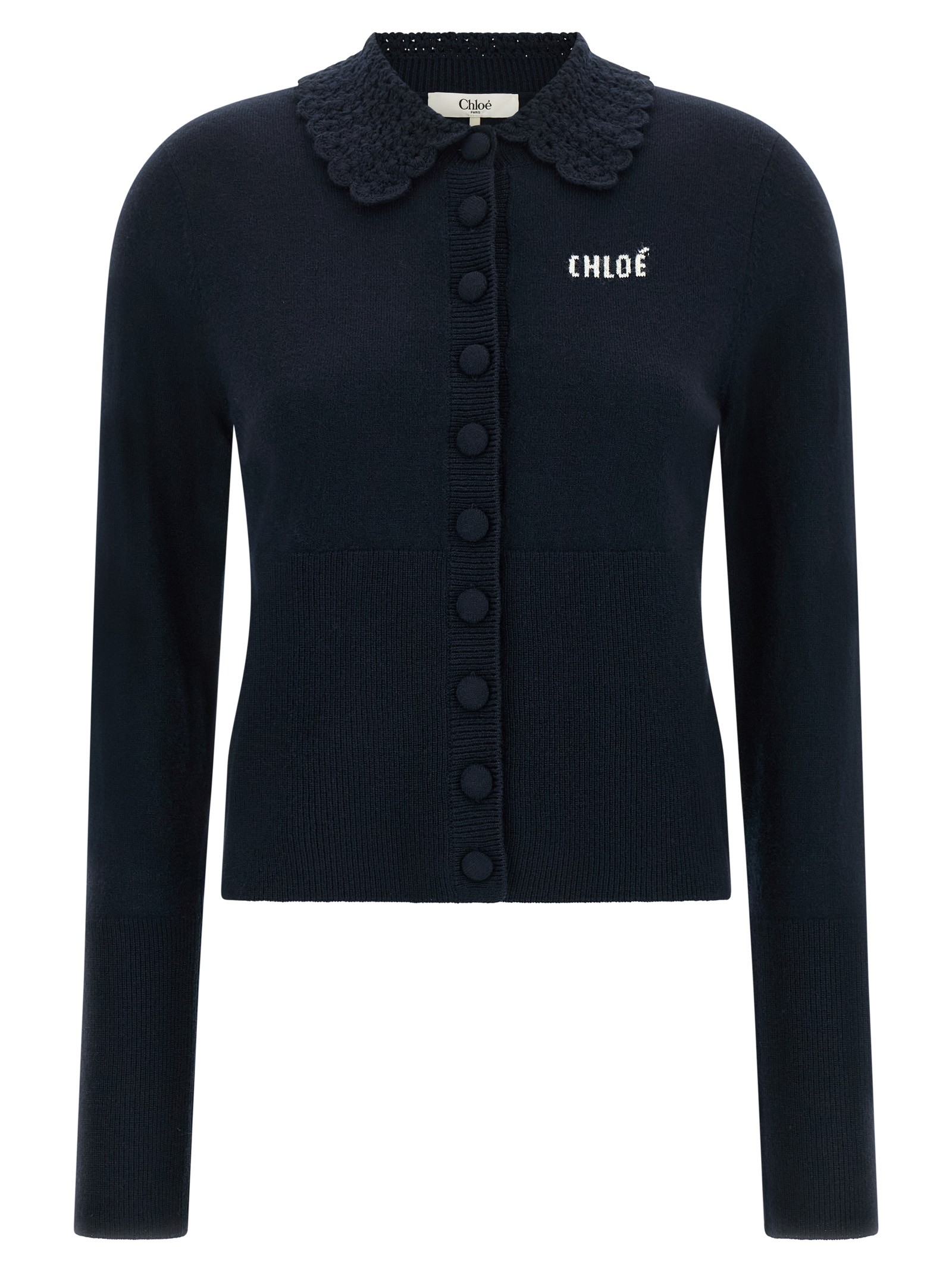 CHLOÉ Collared Cardigan