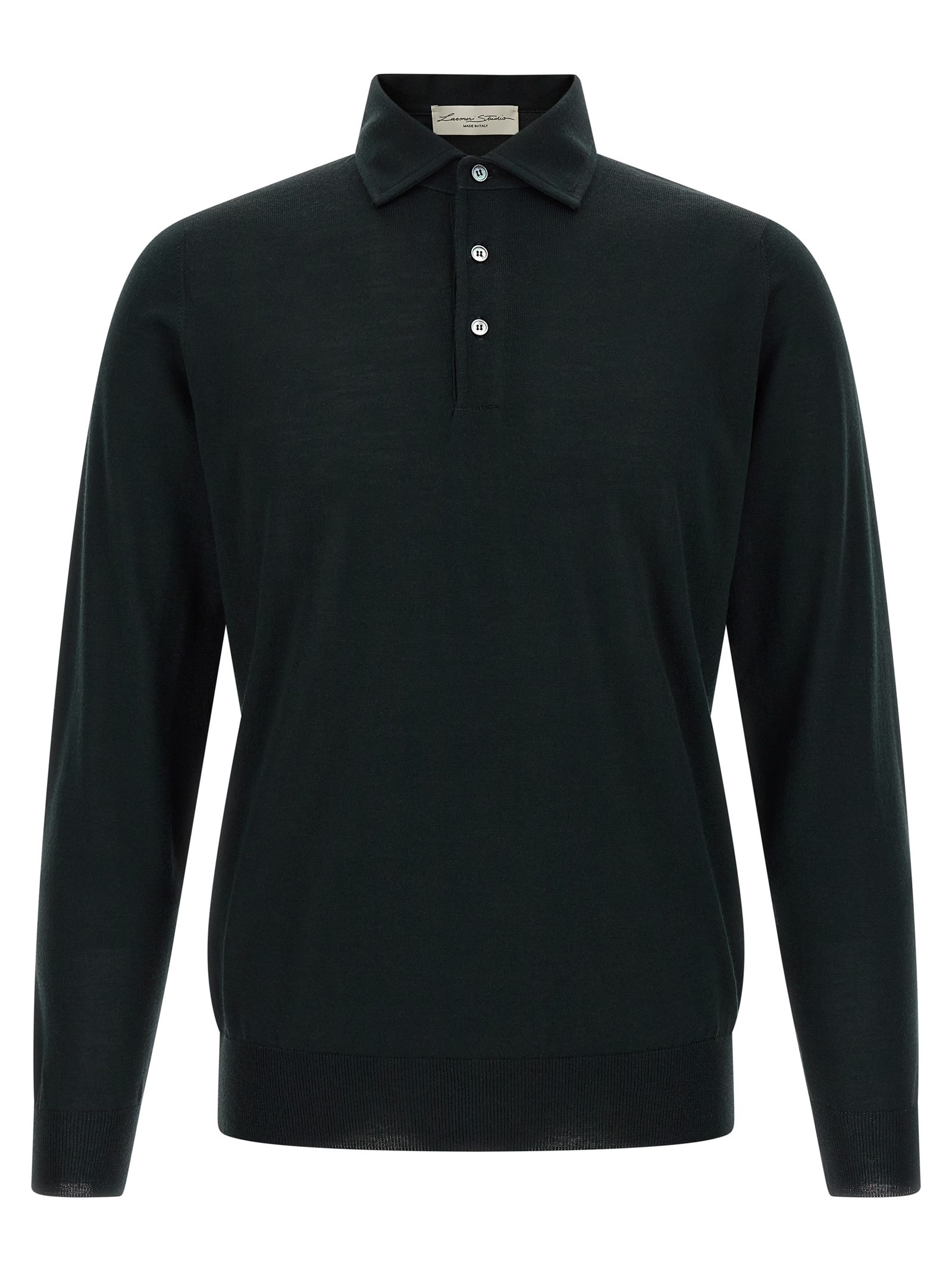 LARMERI STUDIO 'Collo Camicia' Polo Shirt