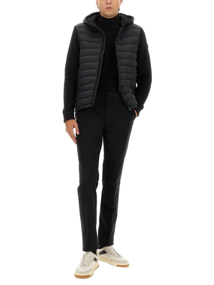 COLMAR ORIGINALS HOODED JACKET WITH KNITTED SLEEVES