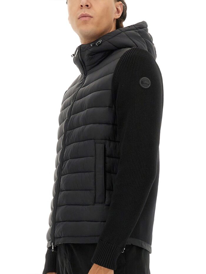 COLMAR ORIGINALS HOODED JACKET WITH KNITTED SLEEVES