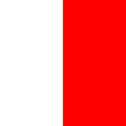 Colour Attribute White Red Swatch