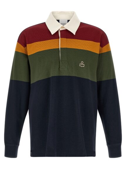 MARANT Color Block 'Brandon' Polo Shirt