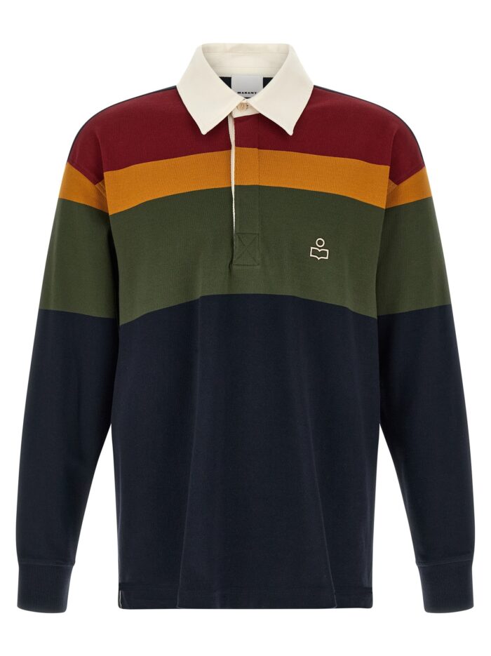 MARANT Color Block 'Brandon' Polo Shirt