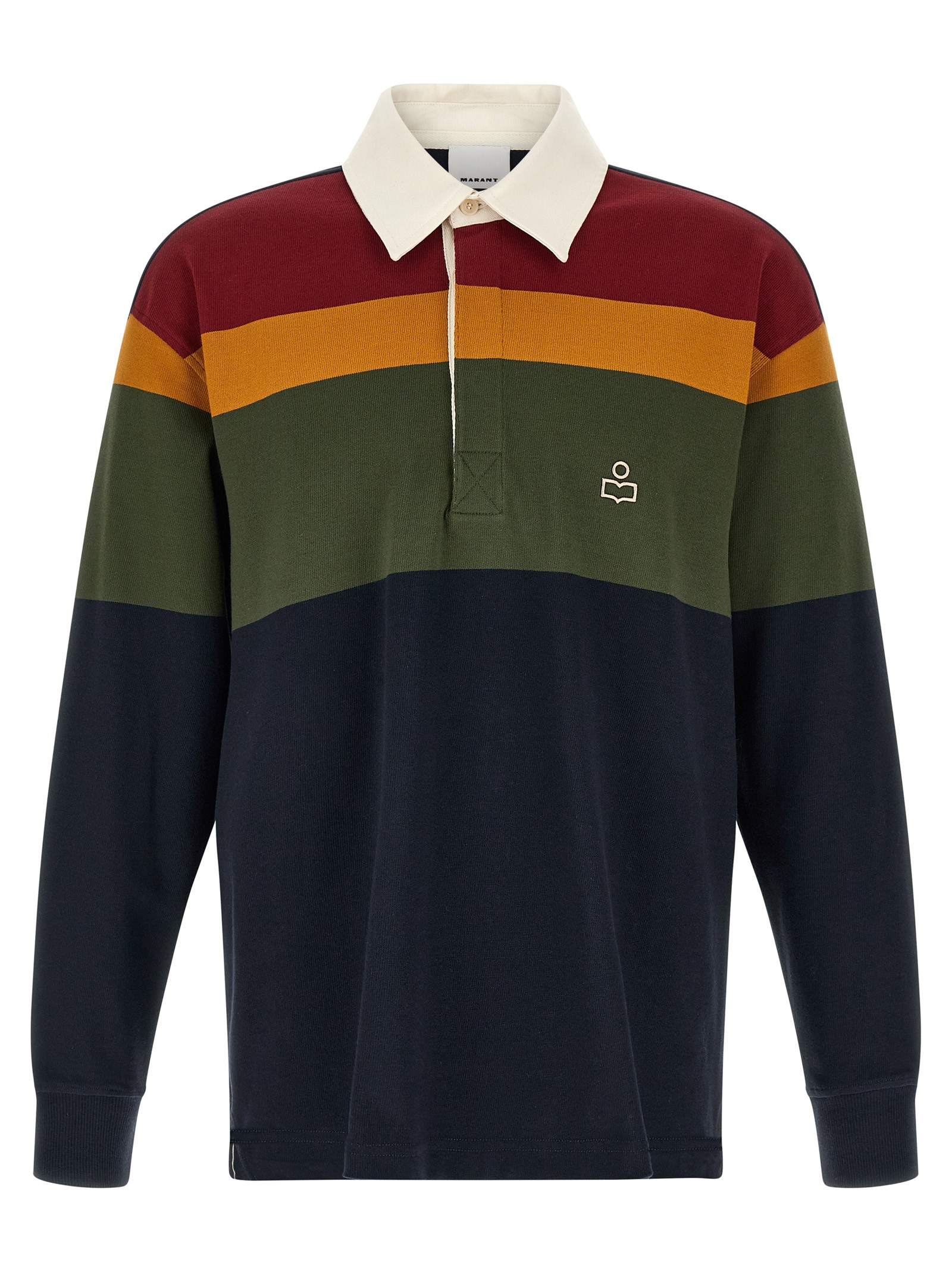 MARANT Color Block 'Brandon' Polo Shirt
