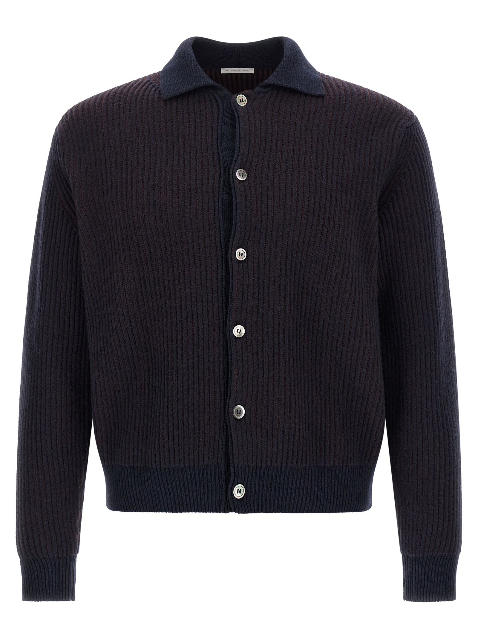 OLIVER LATTUGHI Color-block Cardigan