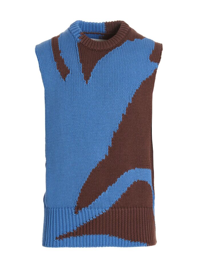 jil sander colorblock vest JIL SANDER Colorblock Vest