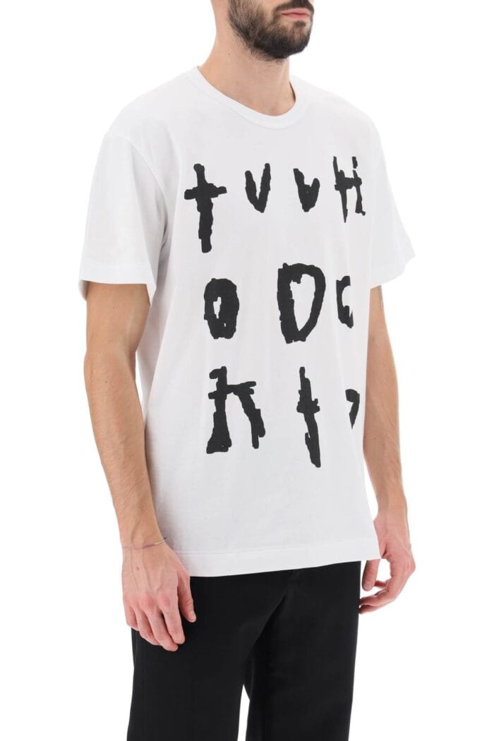 Comme Des Garcons Homme Plus Artwork Print T-shirt