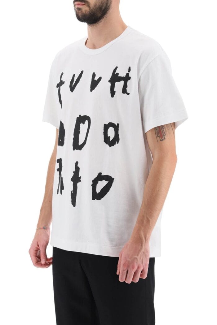 Comme Des Garcons Homme Plus Artwork Print T-shirt