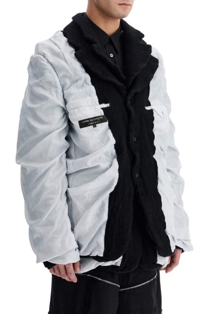 COMME DES GARCONS HOMME PLUS Layered Jacket With Inside Out Effect