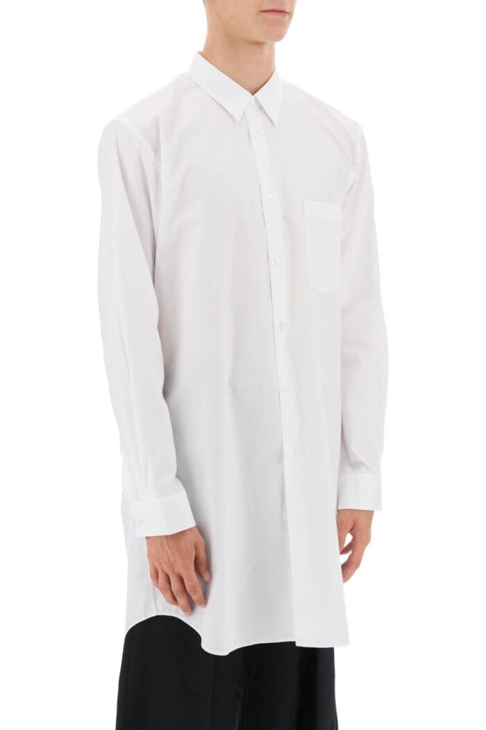 Comme Des Garcons Homme Plus Maxi Shirt In Poplin