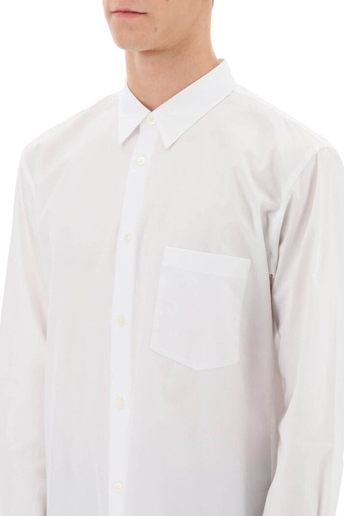 Comme Des Garcons Homme Plus Maxi Shirt In Poplin