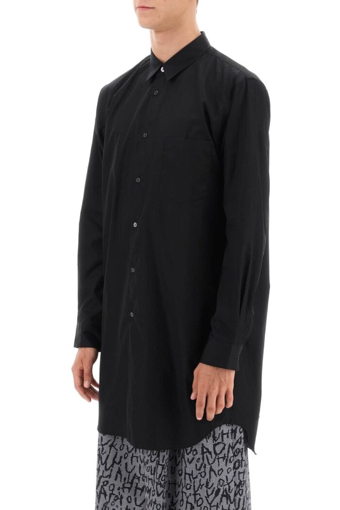 Comme Des Garcons Homme Plus Maxi Shirt In Poplin