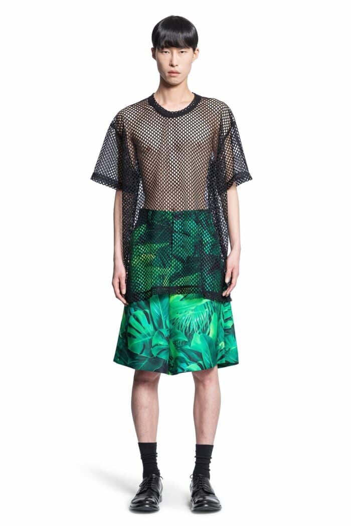 COMME DES GARCONS HOMME PLUS Mesh Oversized T-shirt