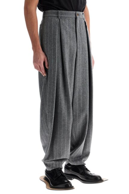 COMME DES GARCONS HOMME PLUS Striped Wool Trousers