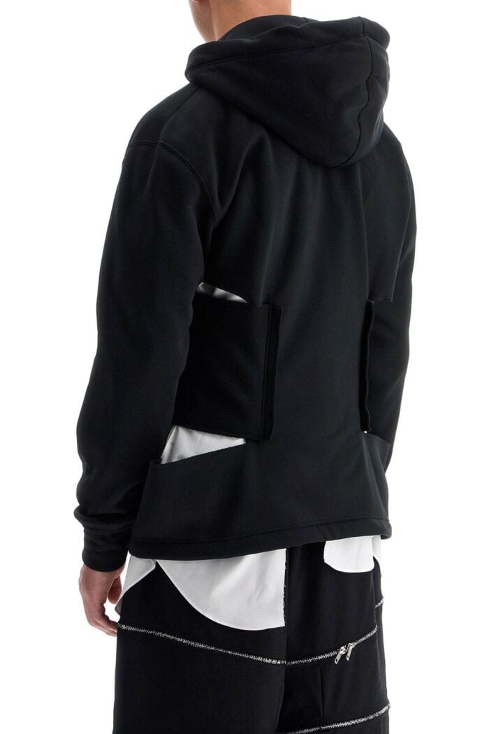 COMME DES GARCONS HOMME PLUS Sweatshirt With Raw Edge Cut Out