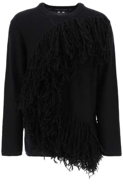 COMME DES GARCONS HOMME PLUS Wool Sweater With Fringes