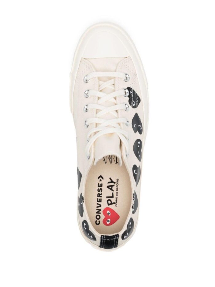 COMME DES GARCONS PLAY CONVERSE "CHUCK 70 MULTI HEARTS" SNEAKER