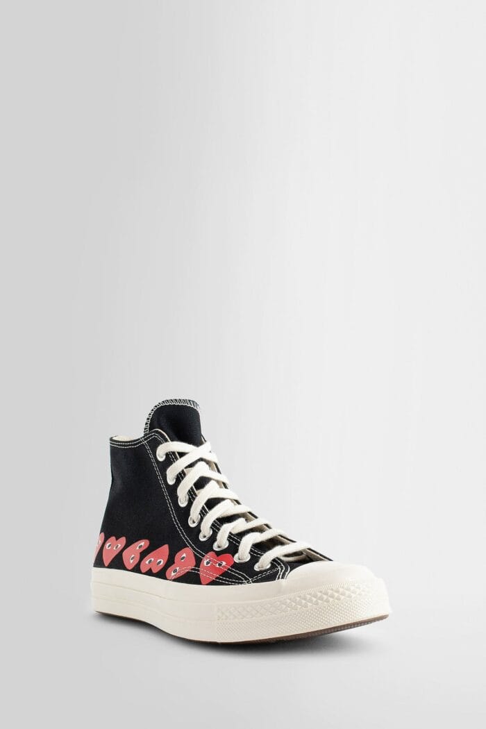 COMME DES GARCONS PLAY Converse Collaboration Multi Heart Chuck 70 Hi Sneakers