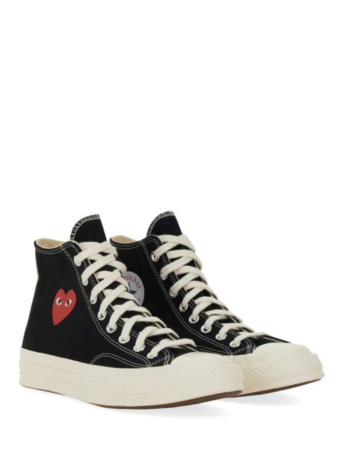 COMME DES GARCONS PLAY CONVERSE SNEAKER WITH LOGO