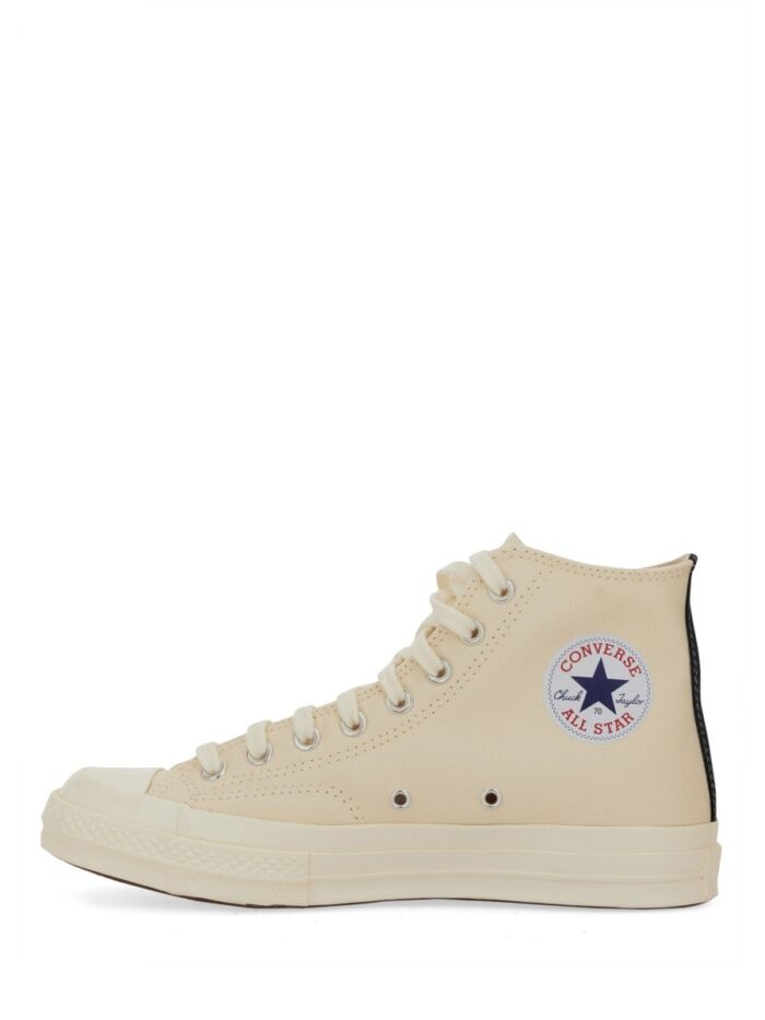 COMME DES GARCONS PLAY CONVERSE SNEAKER WITH LOGO