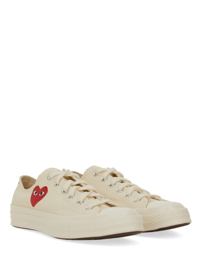 COMME DES GARCONS PLAY CONVERSE SNEAKER WITH LOGO