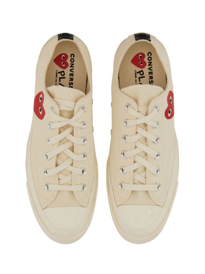 COMME DES GARCONS PLAY CONVERSE SNEAKER WITH LOGO