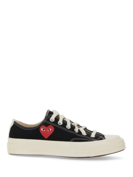 COMME DES GARCONS PLAY CONVERSE SNEAKER WITH LOGO