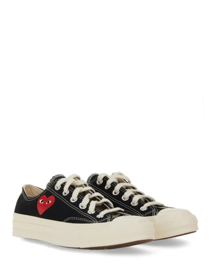 COMME DES GARCONS PLAY CONVERSE SNEAKER WITH LOGO