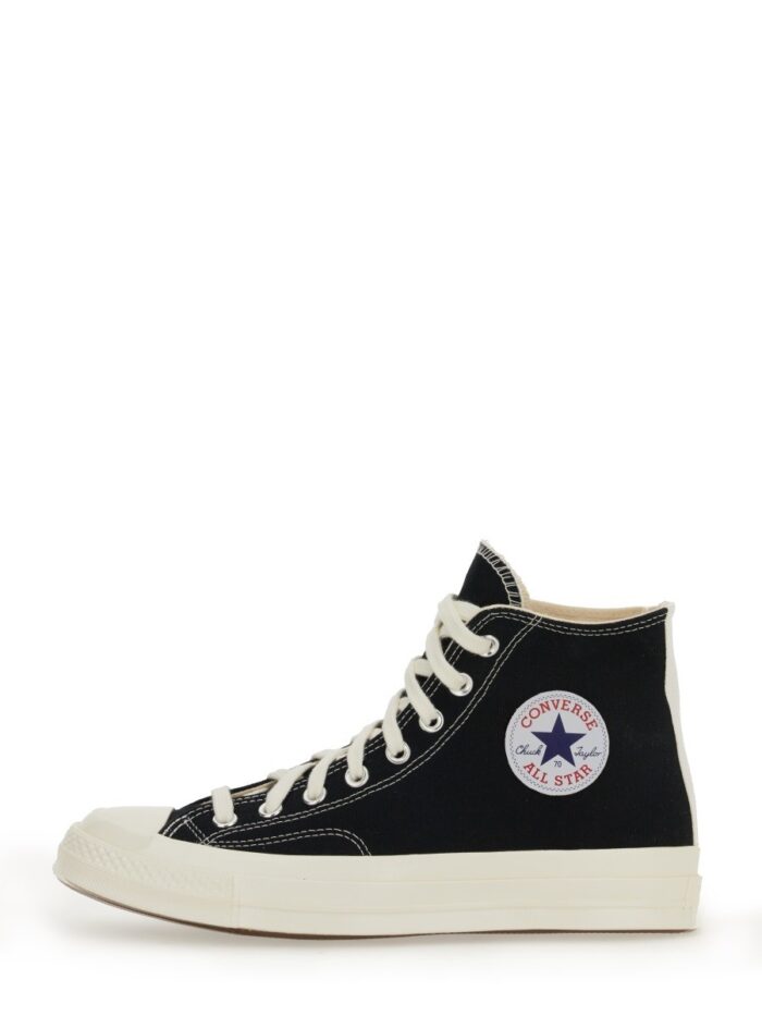 COMME DES GARCONS PLAY CONVERSE SNEAKER WITH LOGO