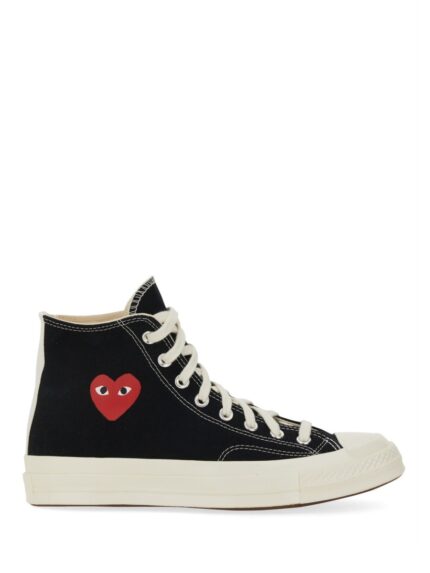 COMME DES GARCONS PLAY CONVERSE SNEAKER WITH LOGO