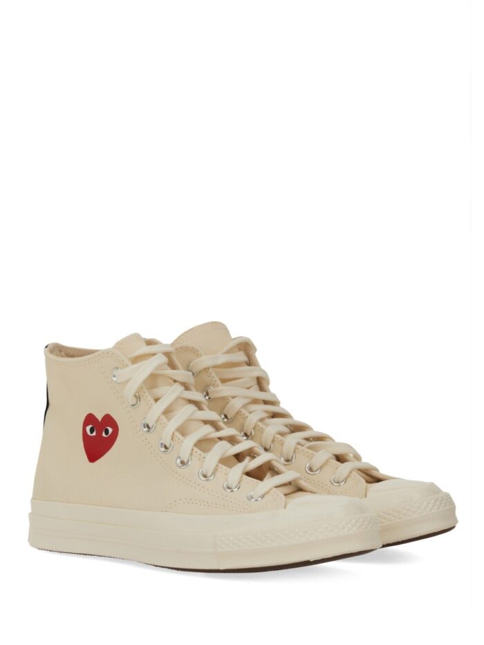 COMME DES GARCONS PLAY CONVERSE SNEAKER WITH LOGO