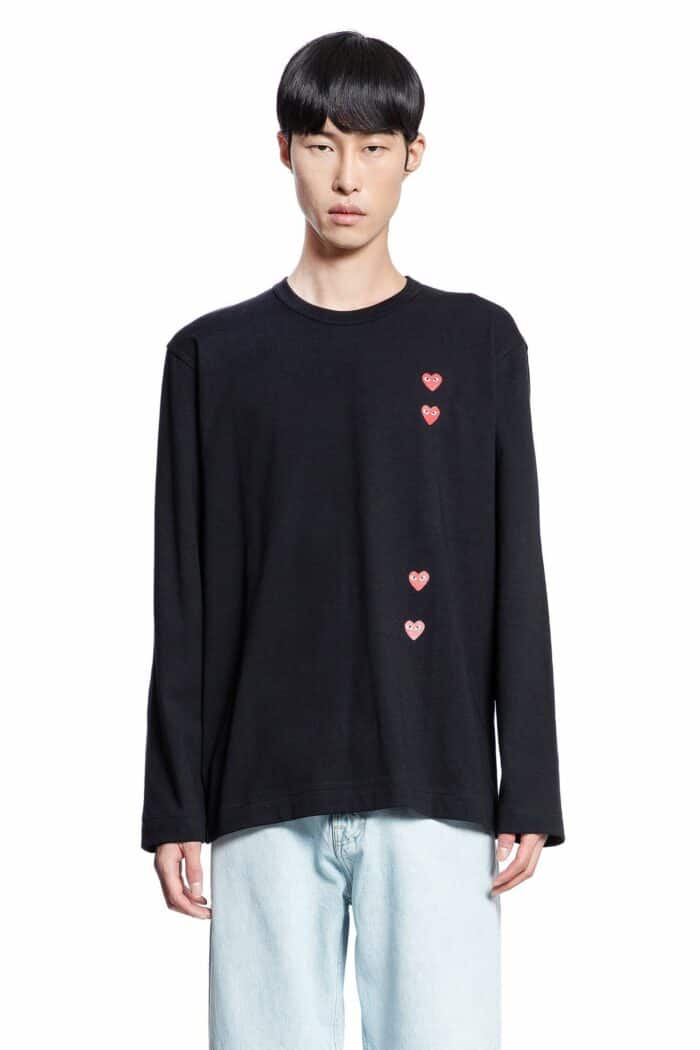 COMME DES GARCONS PLAY Heart Long Sleeve T-shirt