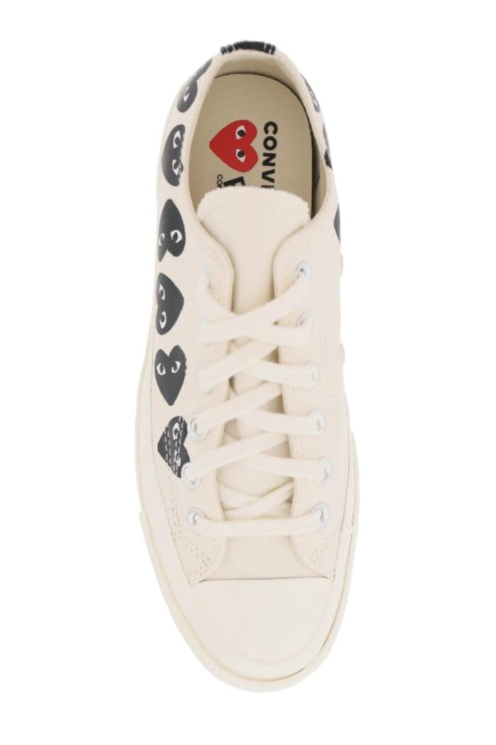 Comme Des Garcons Play Multi Heart Converse X Comme Des Garons Play Low-top Sneakers