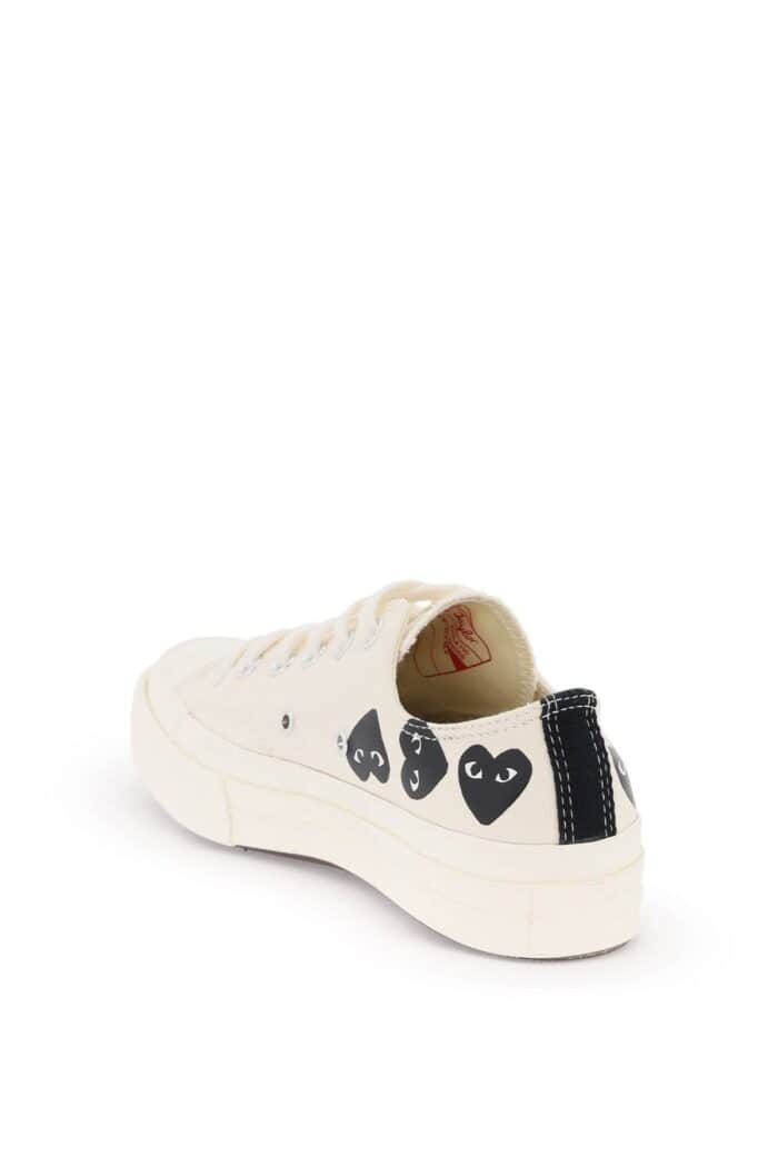 Comme Des Garcons Play Multi Heart Converse X Comme Des Garons Play Low-top Sneakers