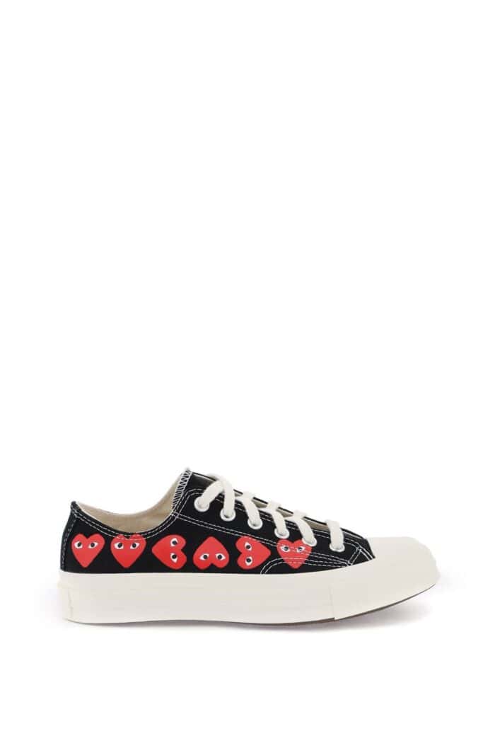 Comme Des Garcons Play Multi Heart Converse X Comme Des Garons Play Low-top Sneakers