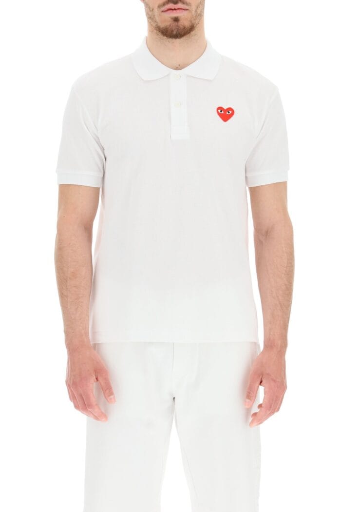 Comme Des Garcons Play Heart Polo Shirt