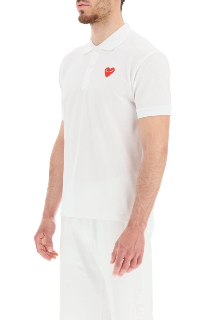 Comme Des Garcons Play Heart Polo Shirt